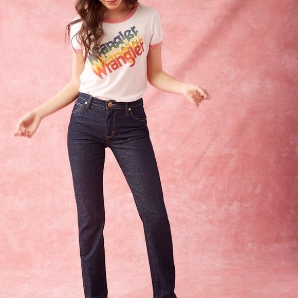 WRANGLER Modcloth Collaboration Vintage Inspired Denim Jeans Size 30 - Picture 11 of 11